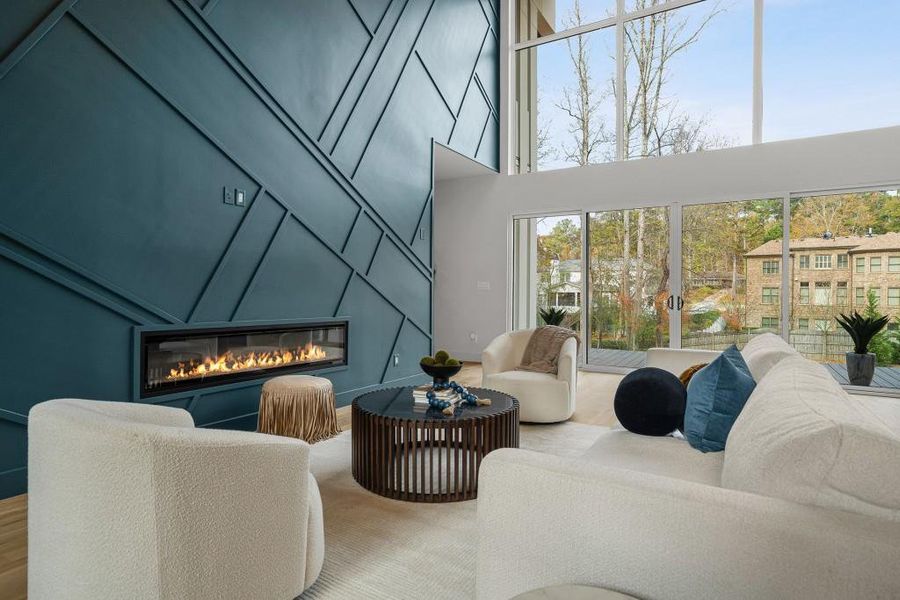 Furnished interior view inside a new home in , Decatur (Image 8).