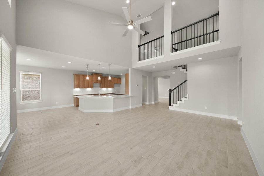 Furnished interior view inside a new home in Morton Creek Ranch, Katy (Image 3). Furnished interior view inside a new home in Morton Creek Ranch, Katy (Image 3).