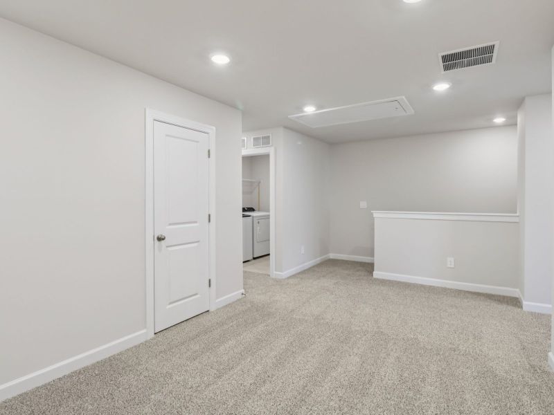 The loft conveniently leads you to each upstairs bedroom. The loft conveniently leads you to each upstairs bedroom.