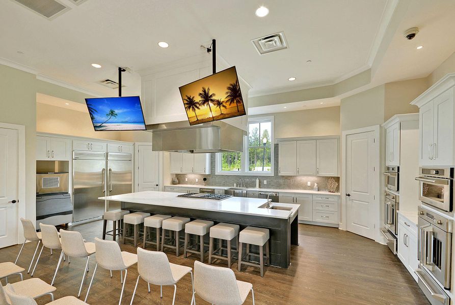 Furnished interior view inside a new home in K. Hovnanian's® Four Seasons at Lakes of Cane Bay, Summerville (Image 36).
