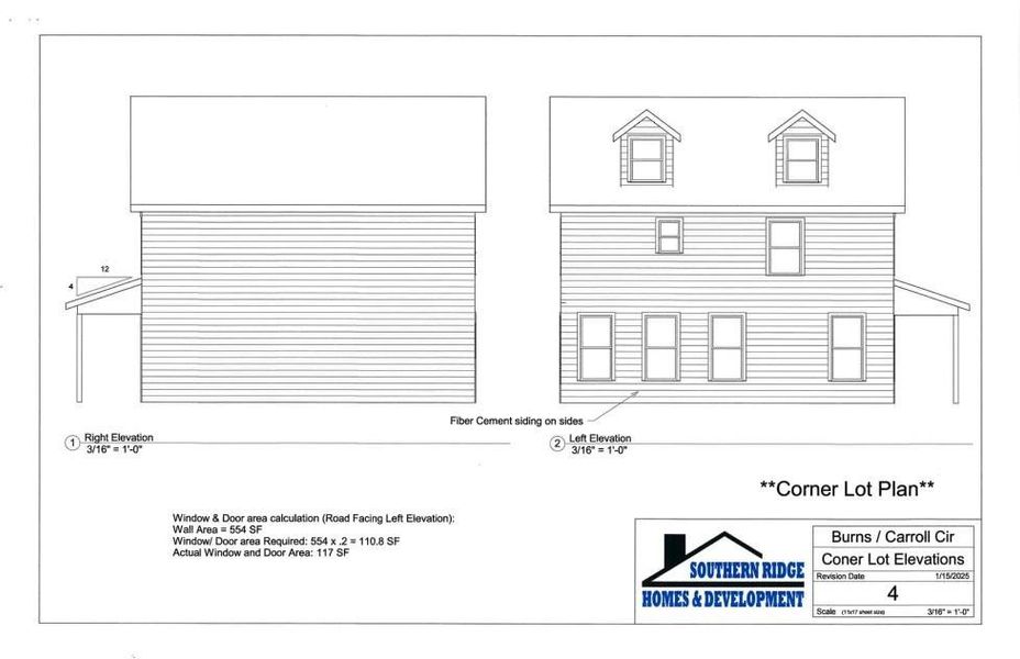 Exterior rendering of this home design in , Carrollton, GA (Image 5).