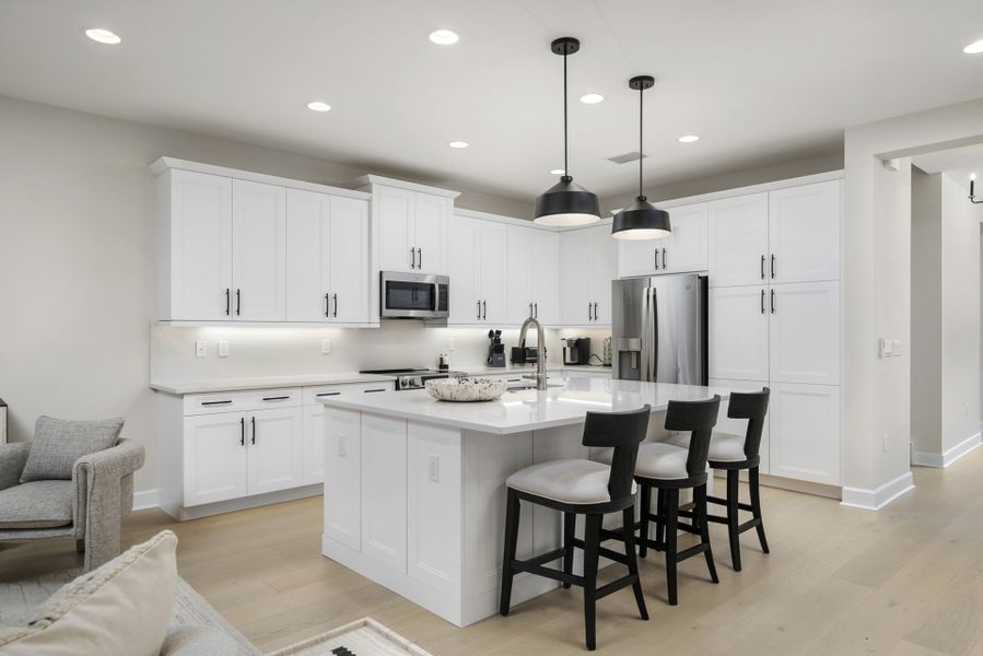 Representative furnished interior of a home built from the Catalina by GL Homes in Valencia Harbor (55+), Fort Myers (Image 5).