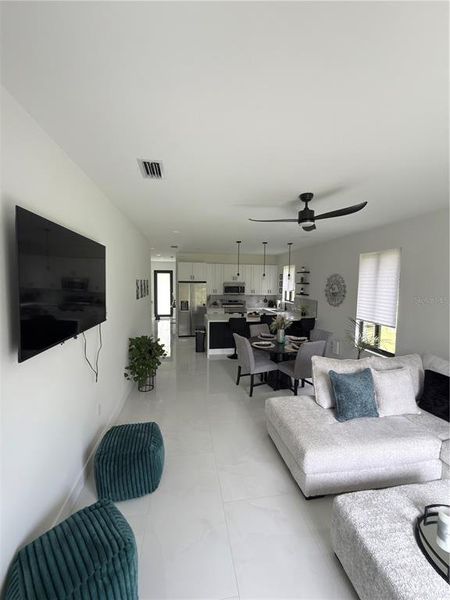 Furnished interior view inside a new home in , Lehigh Acres (Image 4).
