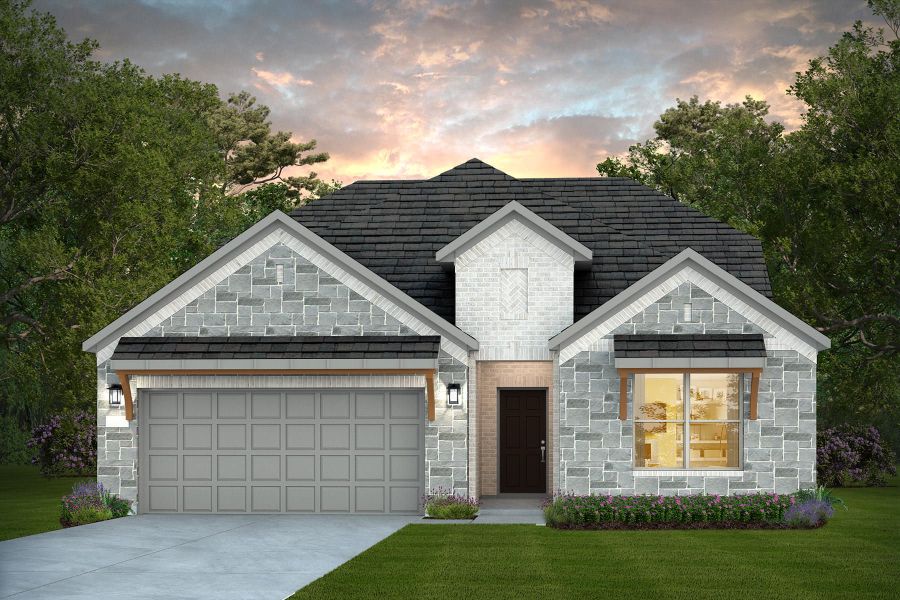 Representative exterior photo of a completed home built from the Harvard by Pulte Homes in Nopal Valley, San Antonio, TX (Image 9). Representative exterior photo of a completed home built from the Harvard by Pulte Homes in Nopal Valley, San Antonio, TX (Image 9).