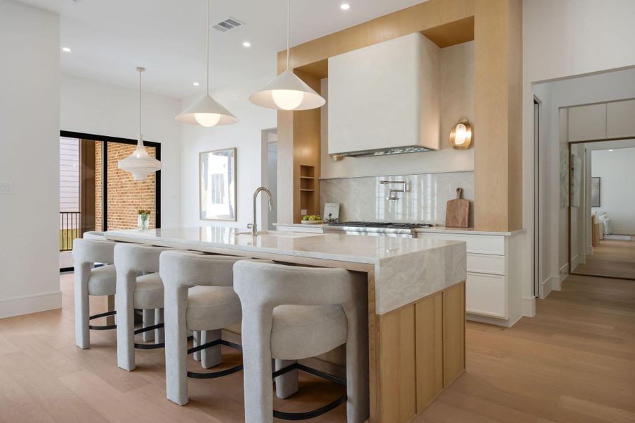 Furnished interior view inside a new home in , Houston (Image 9).