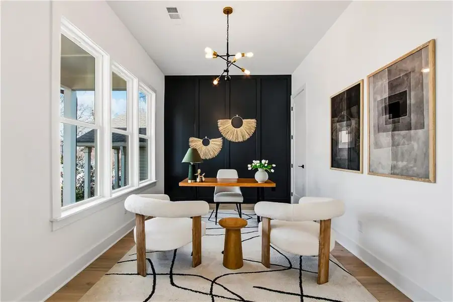 Furnished interior view inside a new home in , Atlanta (Image 7).