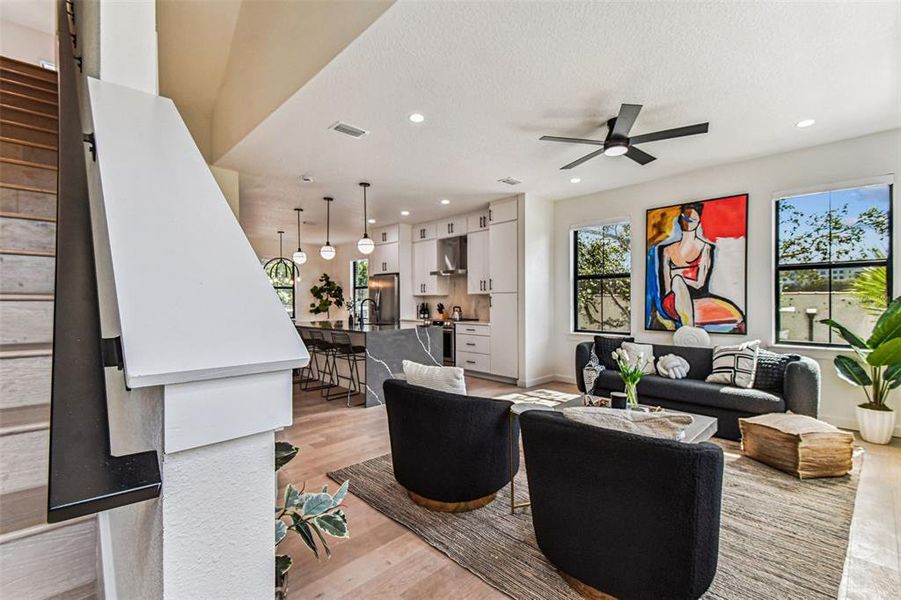 Furnished interior view inside a new home in , Tampa (Image 46).