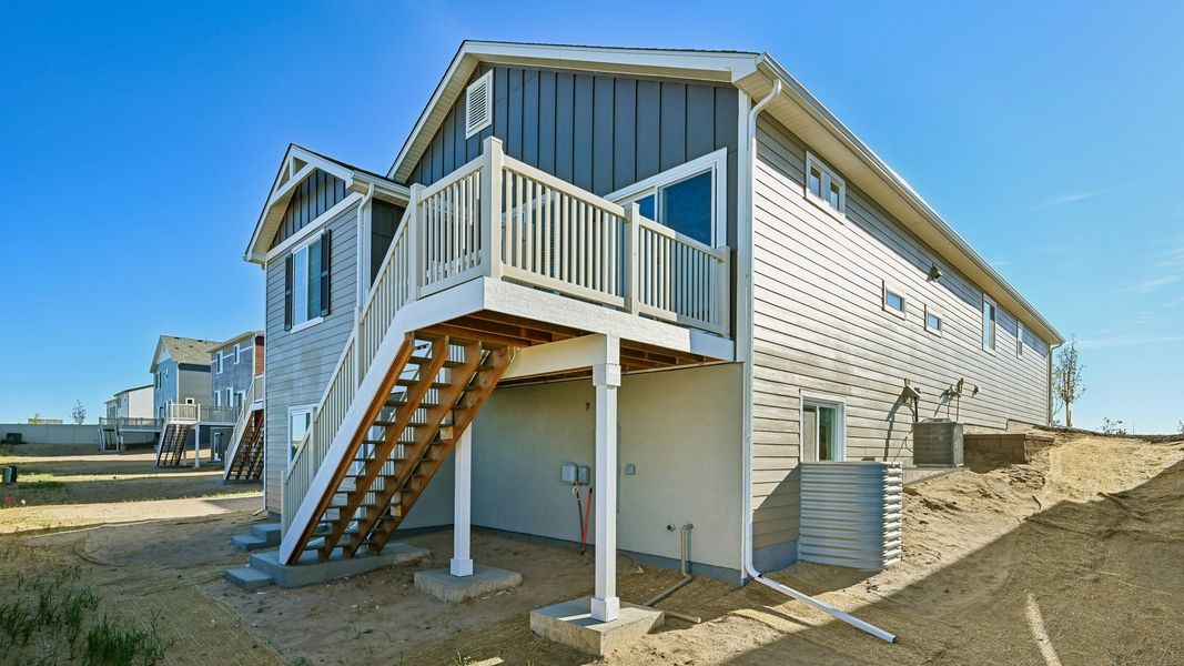 Exterior details and patio area of a home in Green Valley Ranch, Aurora (Image 4).