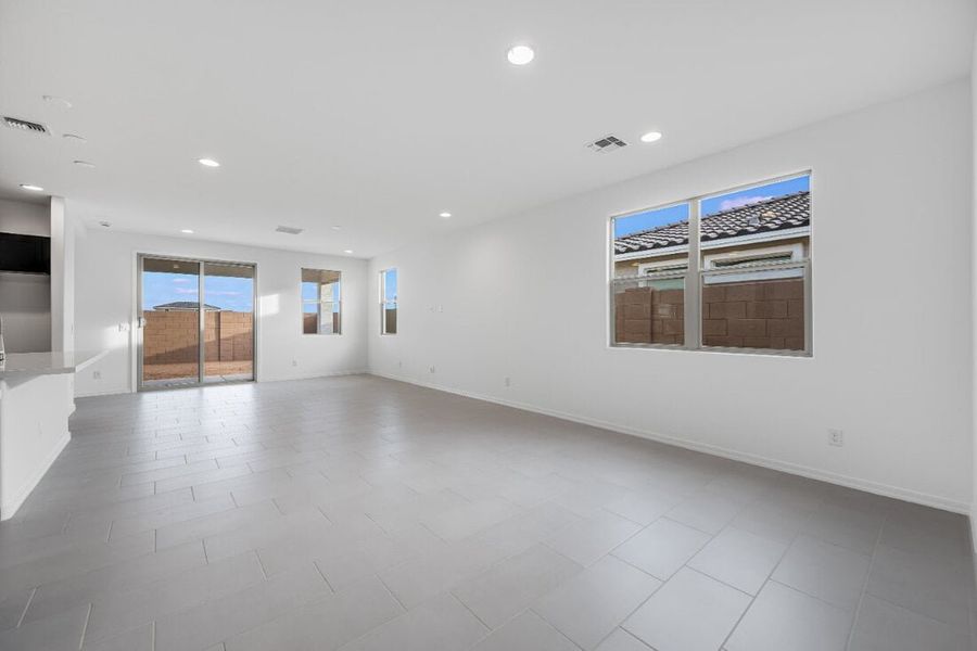 Representative unfurnished interior of a home built from the Sandstone by Taylor Morrison in Artisan at Asante Discovery Collection, Surprise (Image 13). Representative unfurnished interior of a home built from the Sandstone by Taylor Morrison in Artisan at Asante Discovery Collection, Surprise (Image 13).