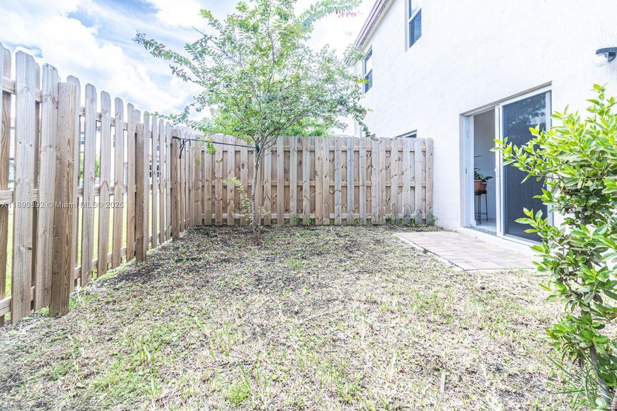 Exterior details and patio area of a home in , Miami (Image 1). Exterior details and patio area of a home in , Miami (Image 1).
