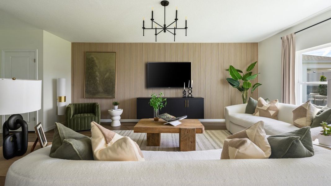 Representative furnished interior of a home built from the Azure by Casa Fresca Homes in Pasadena Woods, Dade City (Image 9).