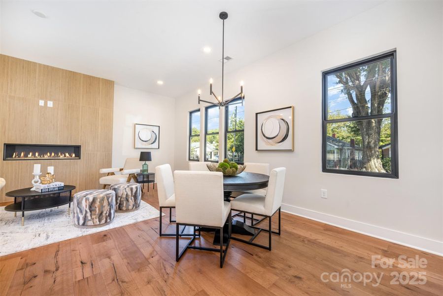 Furnished interior view inside a new home in , Charlotte (Image 10).