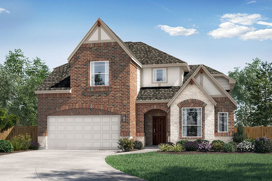 Representative exterior photo of a completed home built from the Grapevine by Pacesetter Homes in Clearview Ranch, Royse City, TX (Image 19).