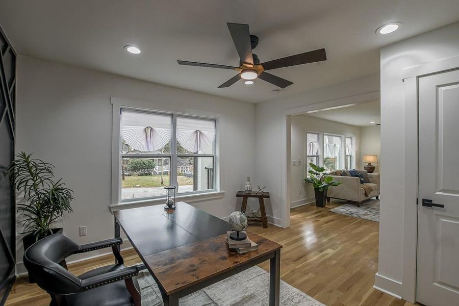 Furnished interior view inside a new home in , Atlanta (Image 9).