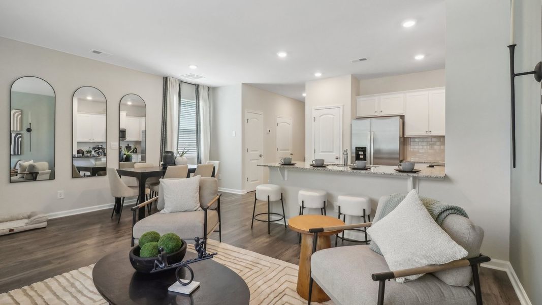 Furnished interior view inside a new home in Wellington Park, Lithonia (Image 13).