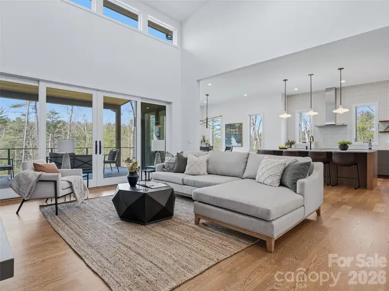 Furnished interior view inside a new home in , Asheville (Image 5).