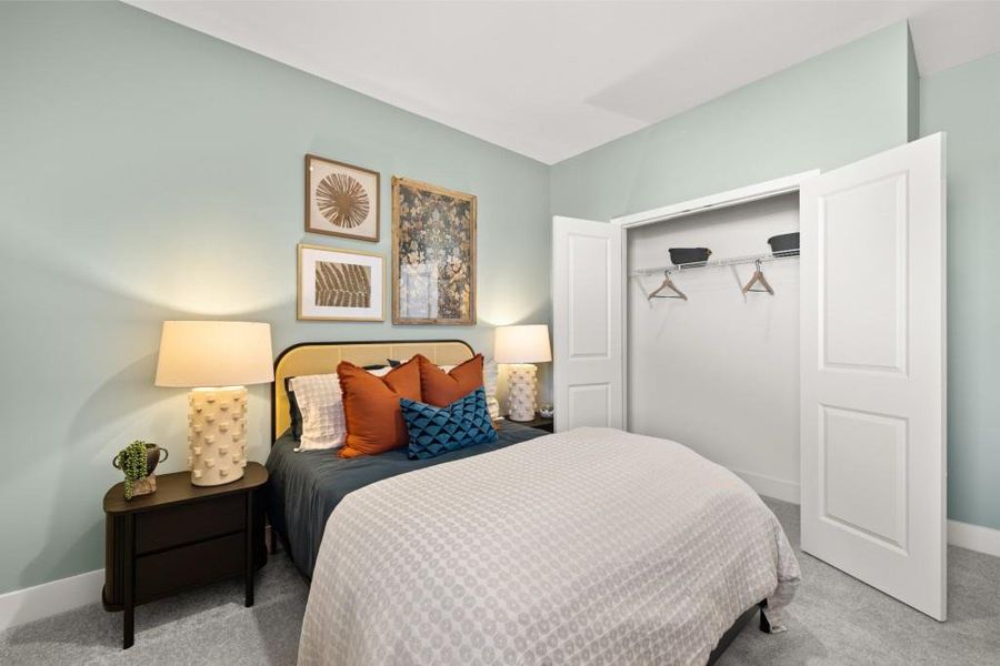Furnished interior view inside a new home in The Court at Gainesville Township, Gainesville (Image 13).