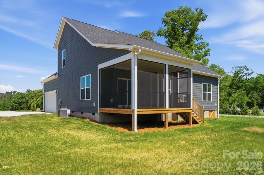 Exterior details and patio area of a home in Lancaster Hwy, Waxhaw (Image 30).