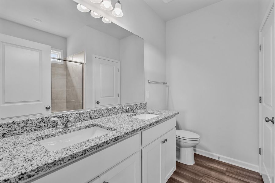 Furnished interior view inside a new home in Hanes Lake, Winston-Salem (Image 16). Furnished interior view inside a new home in Hanes Lake, Winston-Salem (Image 16).