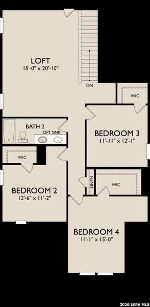 2D floor plan layout of this home in Hennersby Hollow, San Antonio, TX (Image 2). 2D floor plan layout of this home in Hennersby Hollow, San Antonio, TX (Image 2).
