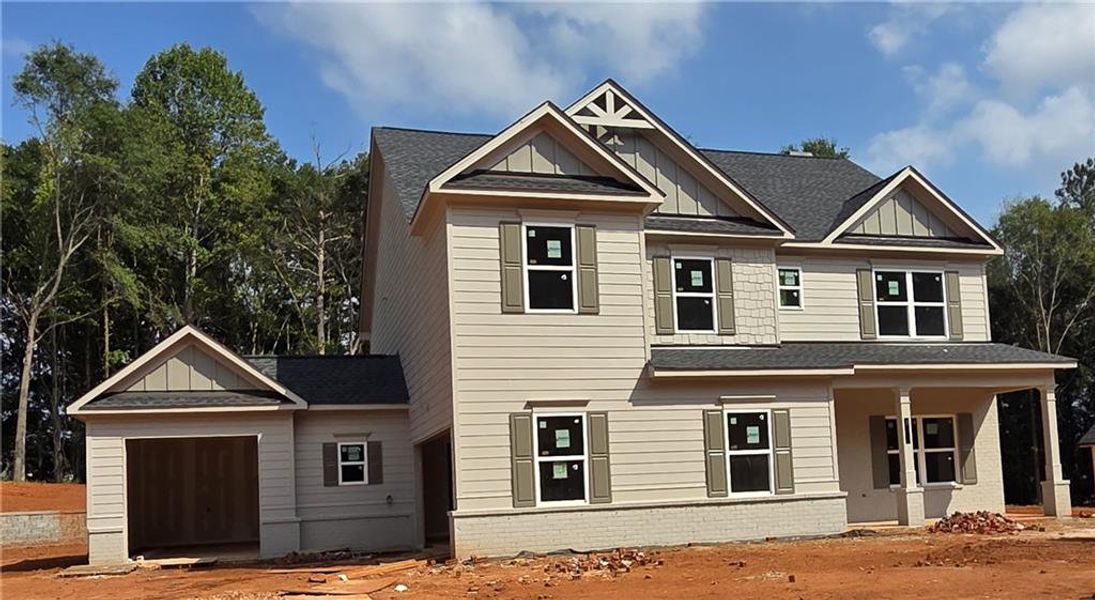 In-progress construction of a new home in , Bethlehem, GA (Image 37). In-progress construction of a new home in , Bethlehem, GA (Image 37).