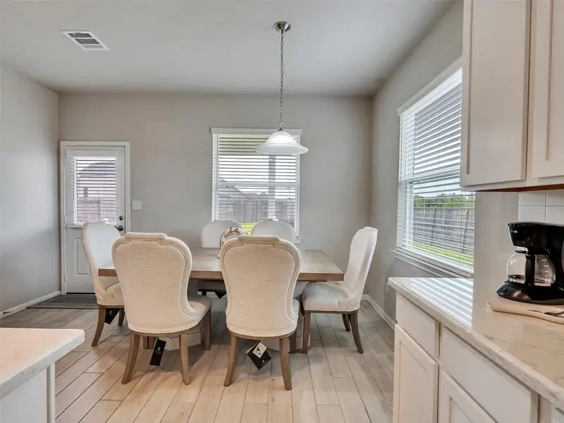 Furnished interior view inside a new home in Park Lakes East, Humble (Image 9).