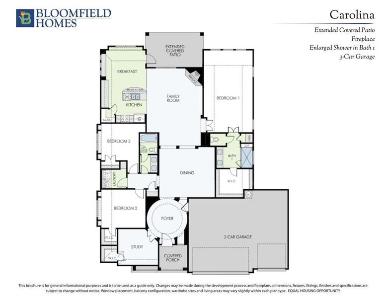 2D floor plan layout of this home in Silo Mills Classic 70, Joshua, TX (Image 3). 2D floor plan layout of this home in Silo Mills Classic 70, Joshua, TX (Image 3).