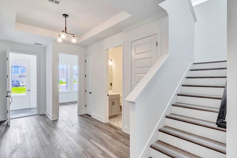 Representative unfurnished interior of a home built from the Faulkner by Rockwell Homes in Northlake at Ovation, Winter Garden (Image 70). Representative unfurnished interior of a home built from the Faulkner by Rockwell Homes in Northlake at Ovation, Winter Garden (Image 70).