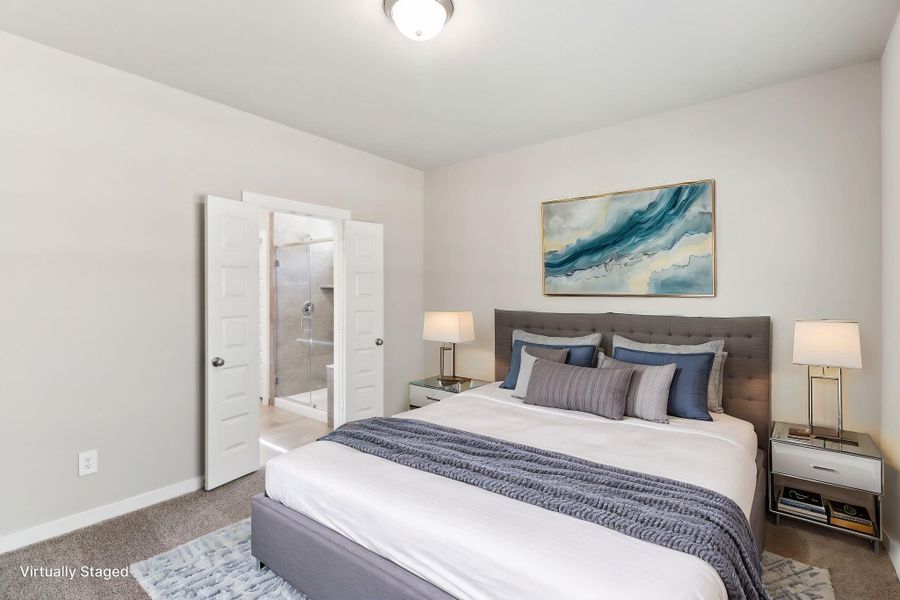 Photo is not of the actual home, but is an inspirational photo of builder’s model home and may depict options, furnishings, and/or decorator features that are not included