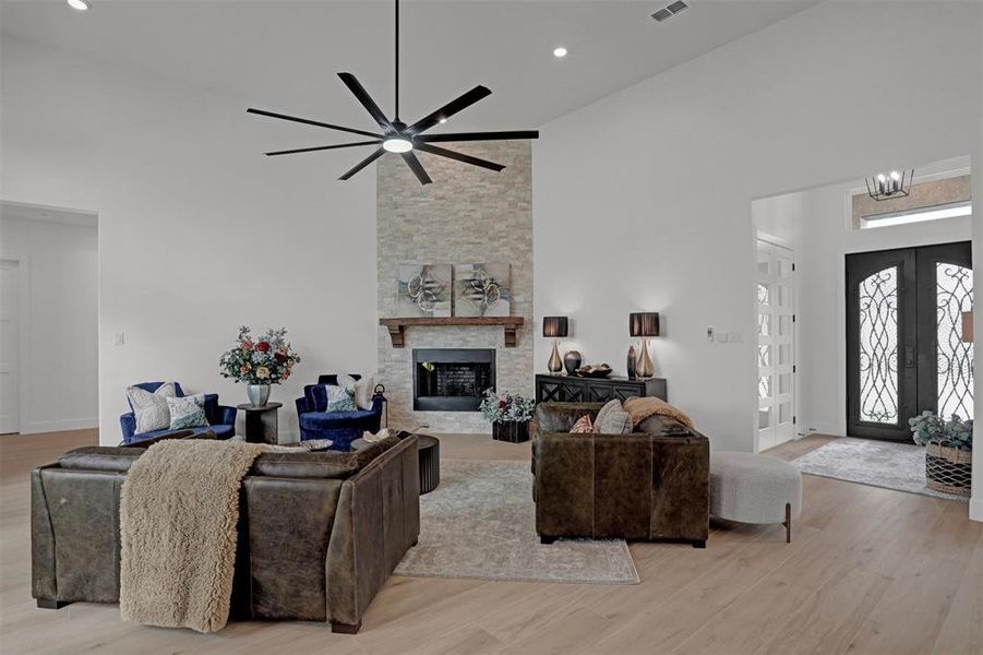 Furnished interior view inside a new home in , Caddo Mills (Image 11).