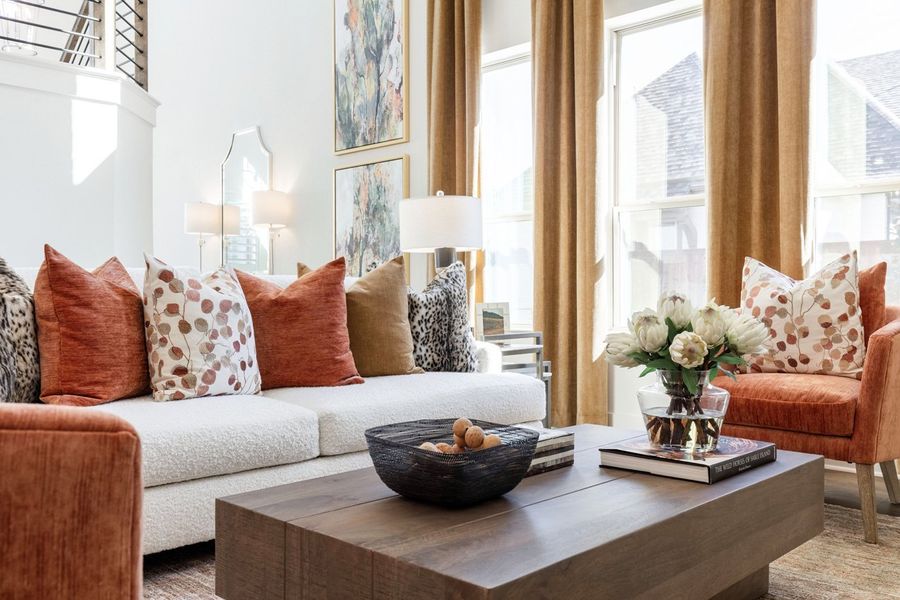 Representative Family Room - some options shown