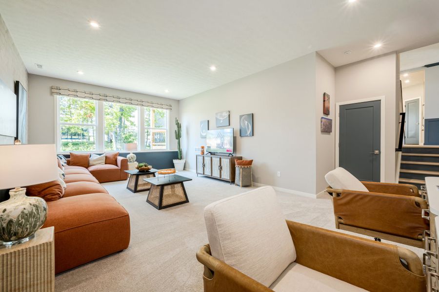 Representative furnished interior of a home built from the Blair by Fischer Homes in Twin Lakes, Hoschton (Image 52).