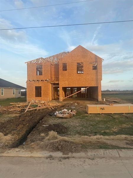 In-progress construction of a new home in , Nome, TX (Image 14).