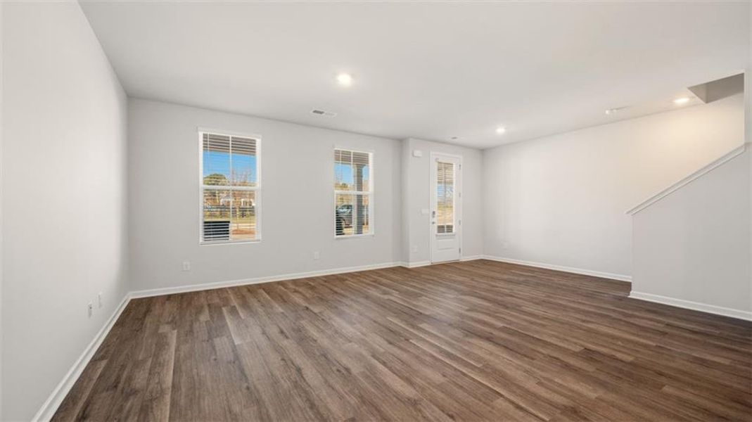 Spacious, unfurnished interior of a new home in Brookland Commons, Monroe (Image 20).