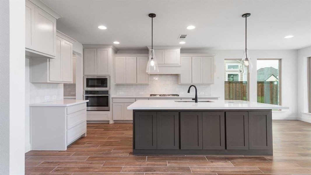 Furnished interior view inside a new home in The Lakes Of Somercrest 60', Midlothian (Image 11). Furnished interior view inside a new home in The Lakes Of Somercrest 60', Midlothian (Image 11).