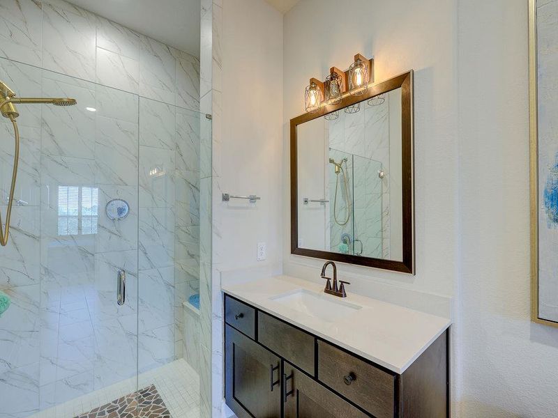 Furnished interior view inside a new home in , Liberty Hill (Image 26).