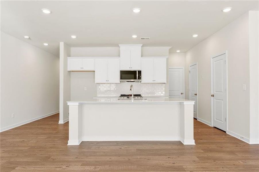 Furnished interior view inside a new home in Sherwood Square, Flowery Branch (Image 5).