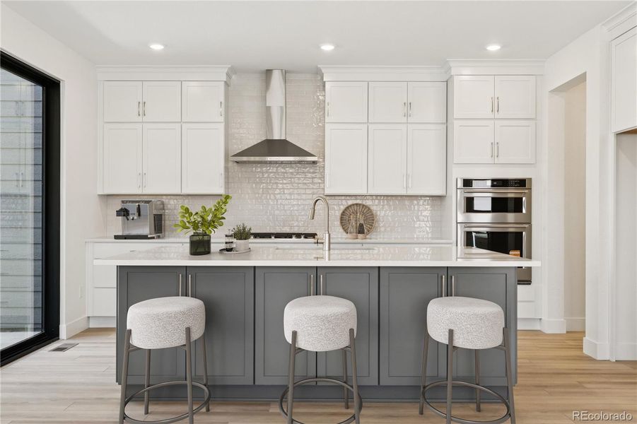 Furnished interior view inside a new home in Storytellers at Lyric, Lone Tree (Image 35).
