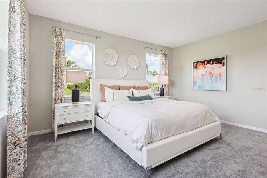 Furnished interior view inside a new home in Groves at Grand Island, Grand Island (Image 15).