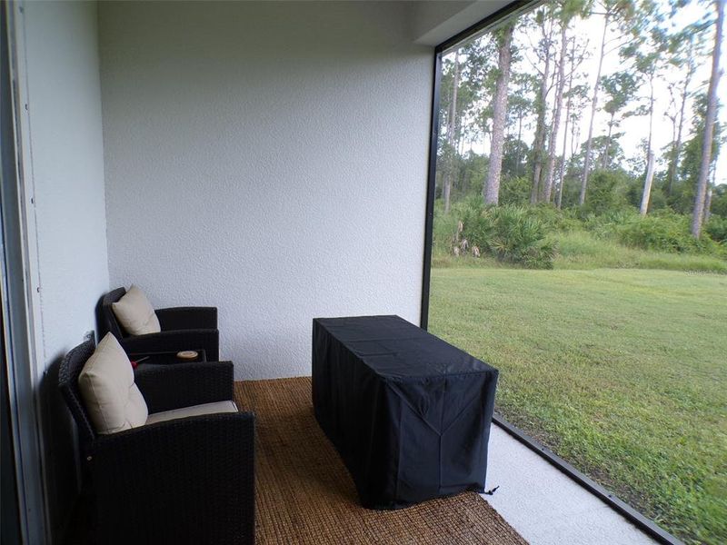 Exterior details and patio area of a home in , North Port (Image 25).