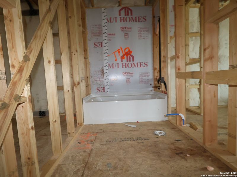 In-progress construction of a new home in Winding Brook, San Antonio, TX (Image 30).