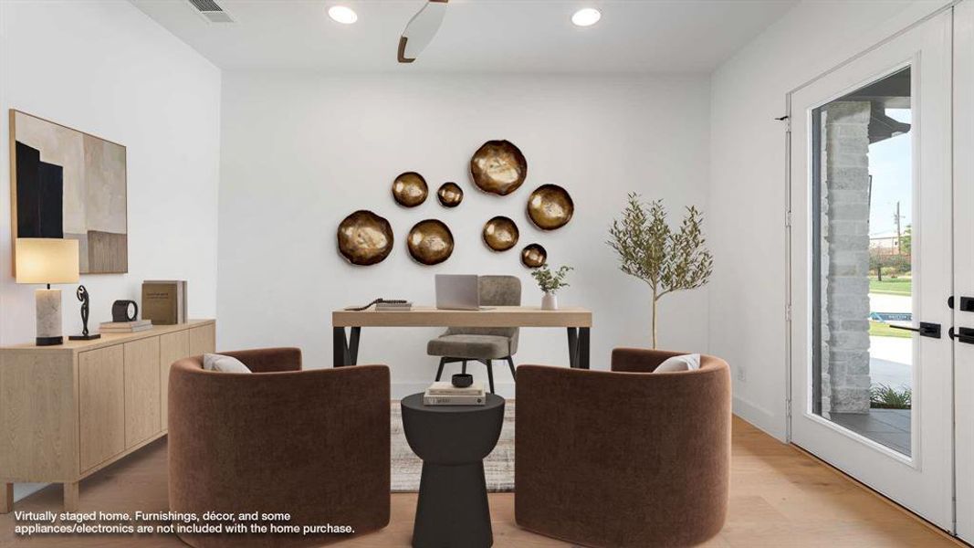 Furnished interior view inside a new home in Adkins Park 70', Hurst (Image 11).