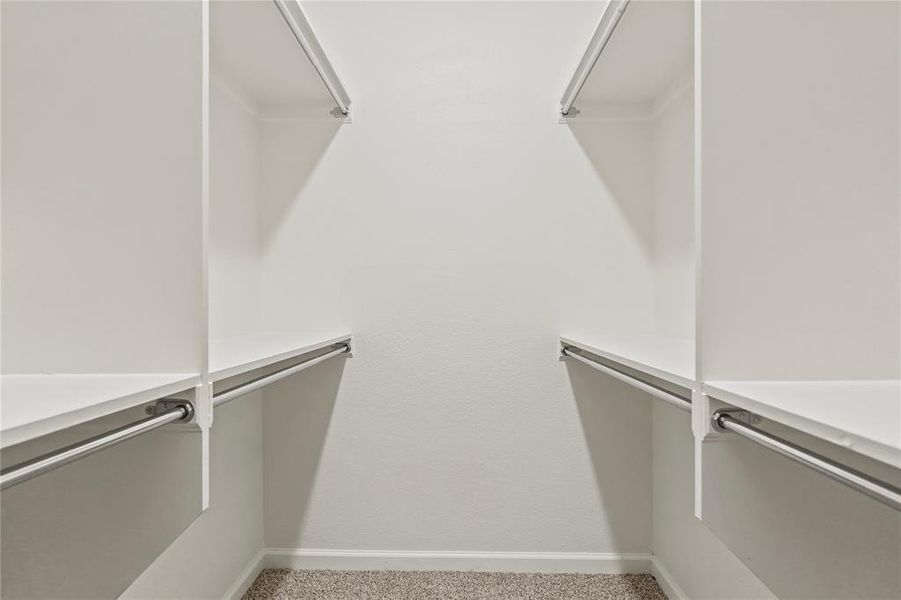 View of spacious closet