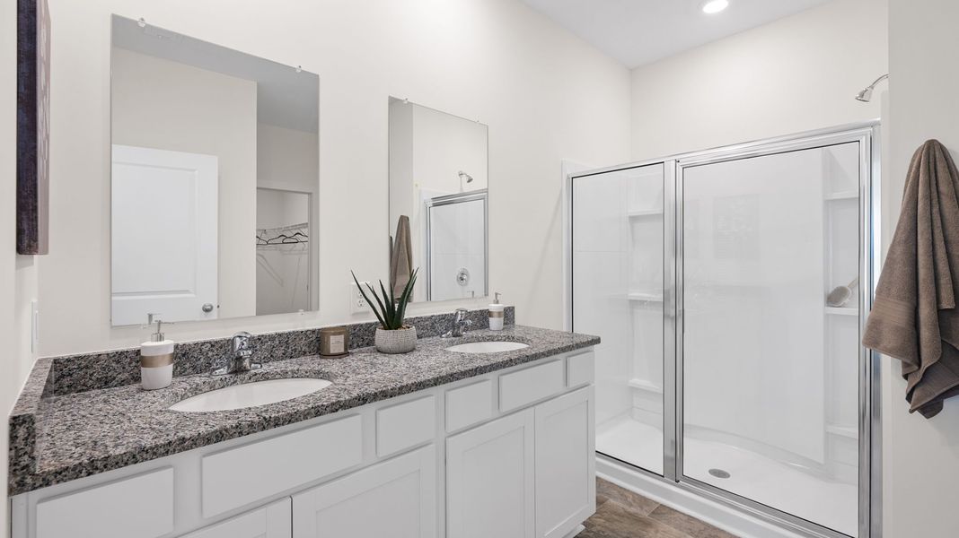 Furnished interior view inside a new home in The Cove at Thrasher Landing, Hixson (Image 28).