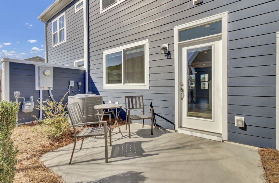 Exterior details and patio area of a home in , Summerville (Image 31).