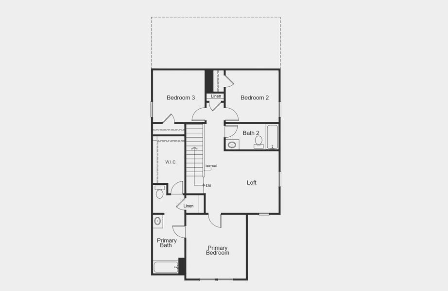 2D floor plan layout for the 1676 by KB Home in Nagel Crossing, San Antonio, TX (Image 13). 2D floor plan layout for the 1676 by KB Home in Nagel Crossing, San Antonio, TX (Image 13).