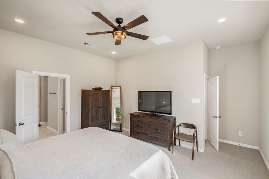 Furnished interior view inside a new home in The Highlands - Grove Collection, Porter (Image 29).