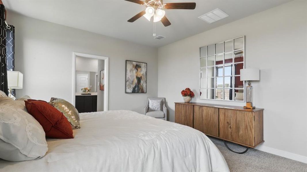 Furnished interior view inside a new home in Morningstar, Fort Worth (Image 22). Furnished interior view inside a new home in Morningstar, Fort Worth (Image 22).