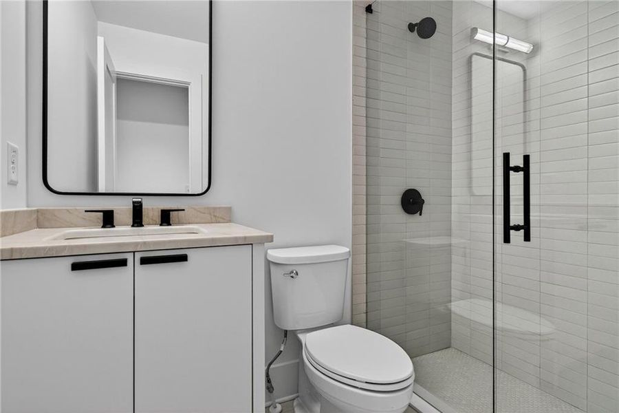 Furnished interior view inside a new home in , Atlanta (Image 4).