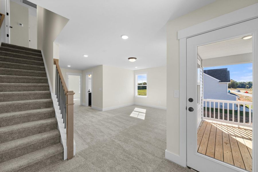 Spacious, unfurnished interior of a new home in Monterra, Kernersville (Image 35).